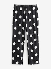Monochrome Spot Cotton Short Sleeve Pyjamas - Image 8 of 9