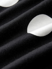 Monochrome Spot Cotton Short Sleeve Pyjamas - Image 9 of 9