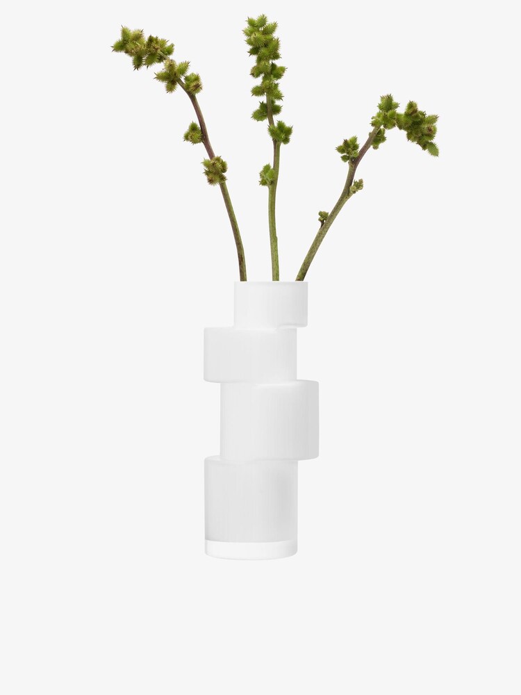 LSA International White Tier Vase H35cm - Image 1 of 2