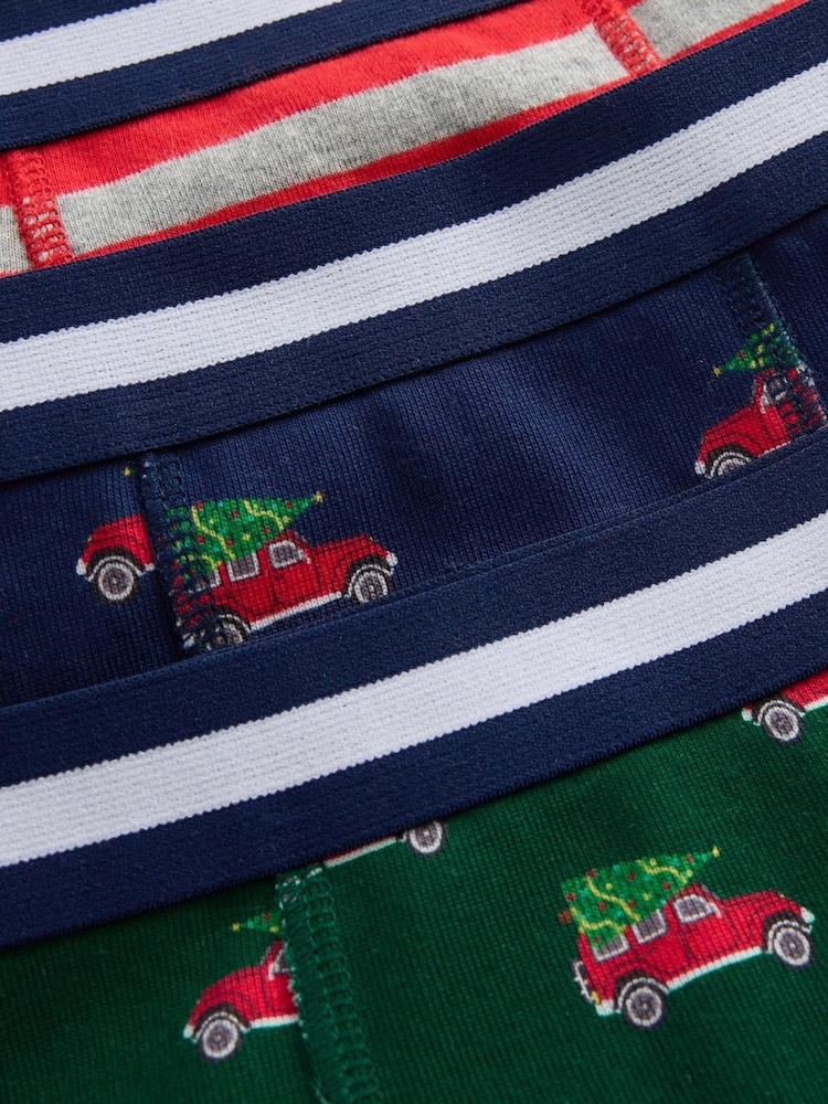Boden Green Boxers 3 Pack - Image 3 of 3 Boden Green Boxers 3 Pack - Image 3 of 3
