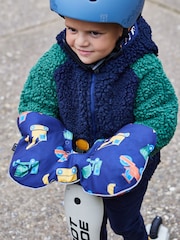 JoJo Maman Bébé Construction Print Scooter Hand Cosy - Image 1 of 3