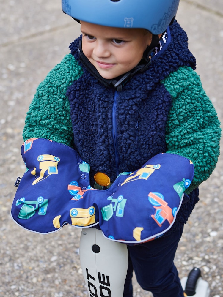 JoJo Maman Bébé Construction Print Scooter Hand Cosy - Image 1 of 3
