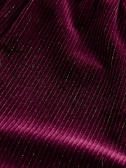 Burgundy Velour Jumpsuit (3-16yrs) - Image 7 of 7