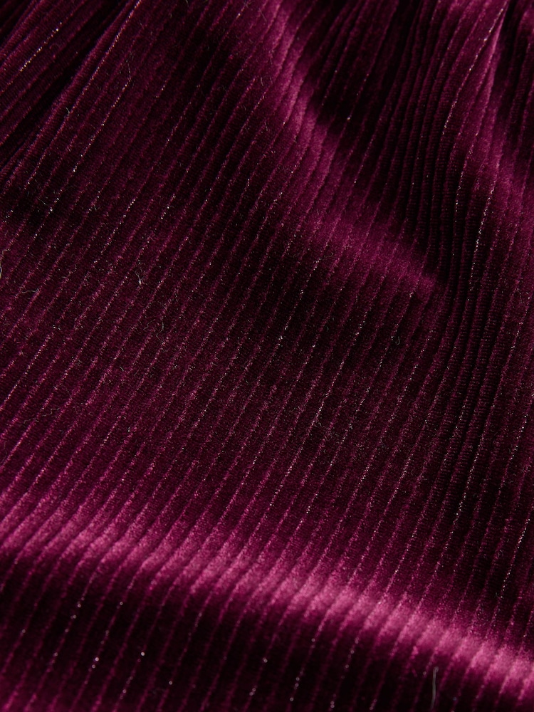 Burgundy Velour Jumpsuit (3-16yrs) - Image 7 of 7
