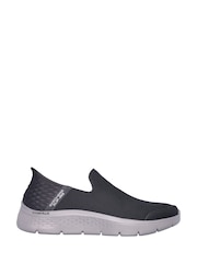 Skechers Grey Chrome Mens Go Walk Slip In Trainers - Image 2 of 3