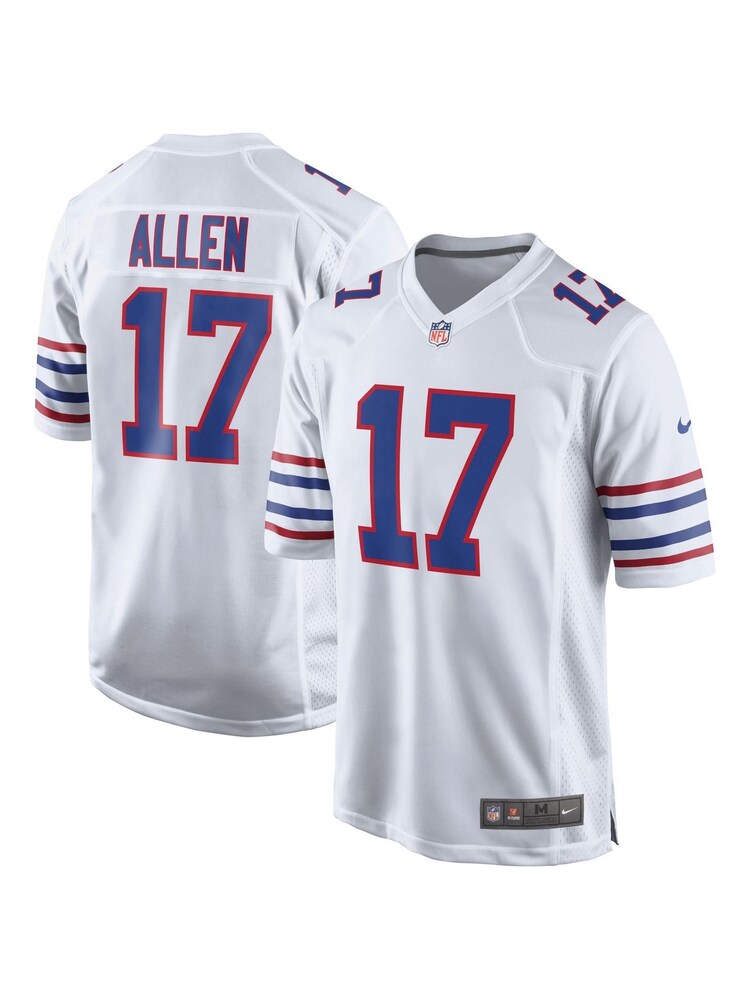 Nike White NFL Buffalo Bills Alternate Game Jersey - Josh Allen - Image 1 of 3