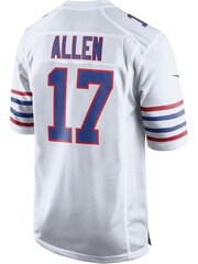 Nike White NFL Buffalo Bills Alternate Game Jersey - Josh Allen - Image 3 of 3