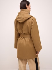 Camel Brown Shower Resistant Rain Jacket - Image 4 of 10