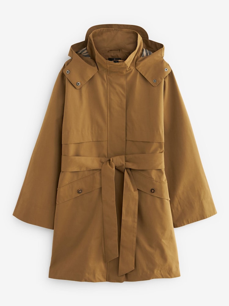 Camel Brown Shower Resistant Rain Jacket - Image 7 of 10