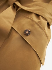 Camel Brown Shower Resistant Rain Jacket - Image 8 of 10