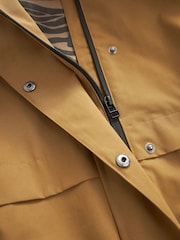 Camel Brown Shower Resistant Rain Jacket - Image 9 of 10