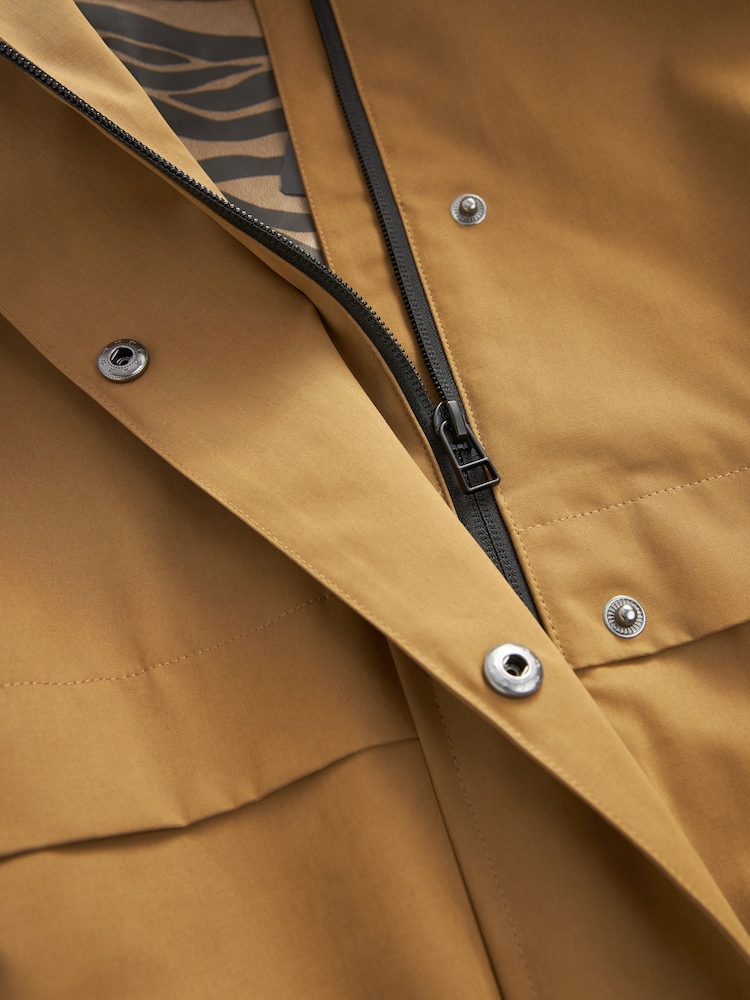 Camel Brown Shower Resistant Rain Jacket - Image 9 of 10