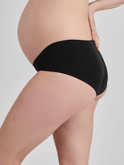 JoJo Maman Bébé Black 3-Pack Maternity Knicker Shorts - Image 3 of 3