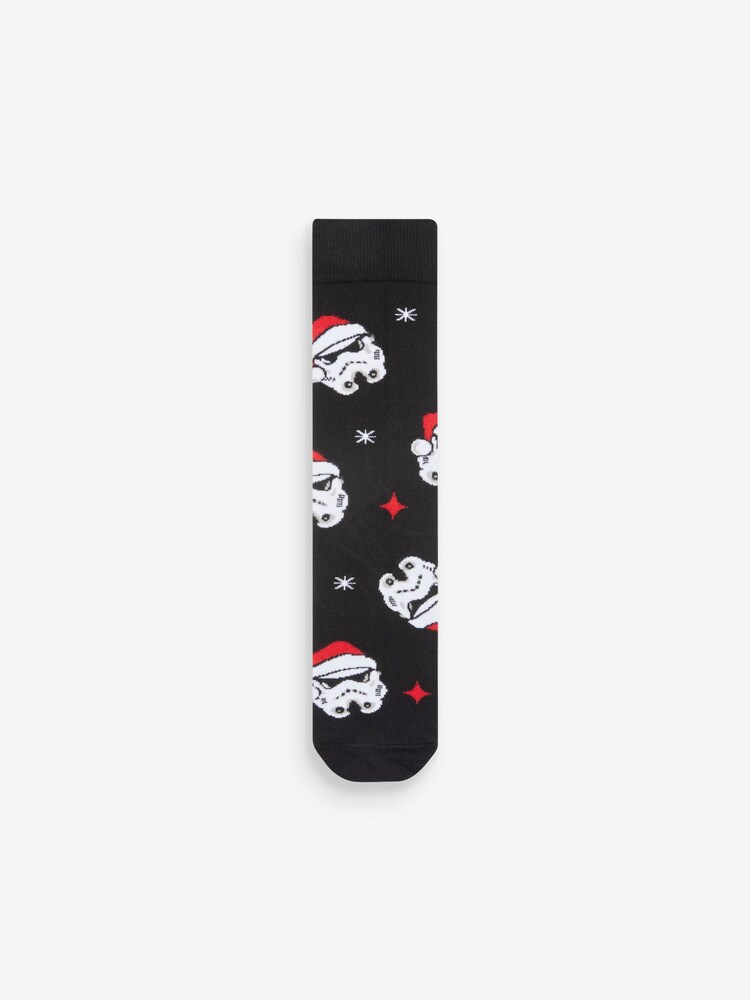 Star Wars Pattern - Christmas Licence Socks 4 Pack - Image 4 of 5