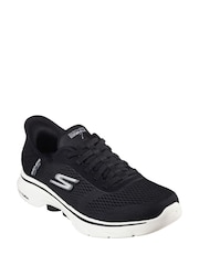 Negro - Zapatillas de deporte sin cordones Go Walk 7 de Skechers - Imagen 3 de 5