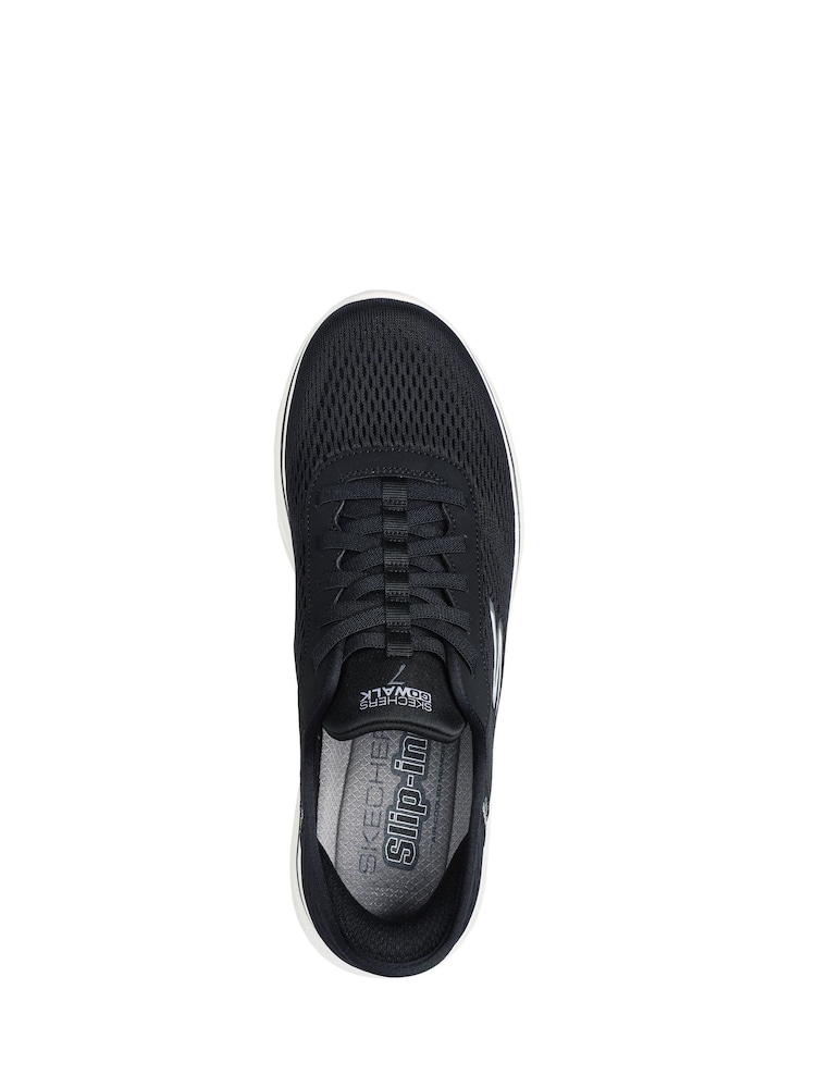 Skechers Black Go Walk 7 Slip In Trainers - Image 4 of 5