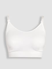 Emma Jane Black and White 2-Pack Cotton Seamless Nursing Bras - Image 9 of 11