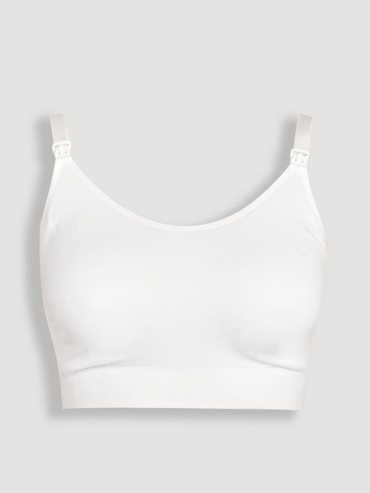 Emma Jane Black and White 2-Pack Cotton Seamless Nursing Bras - Image 9 of 9 Emma Jane Black and White 2-Pack Cotton Seamless Nursing Bras - Image 9 of 9