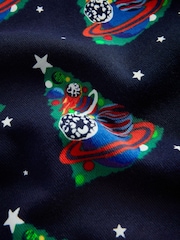 Boden Blue Snug Glow-In-The-Dark Pyjamas - Image 3 of 3
