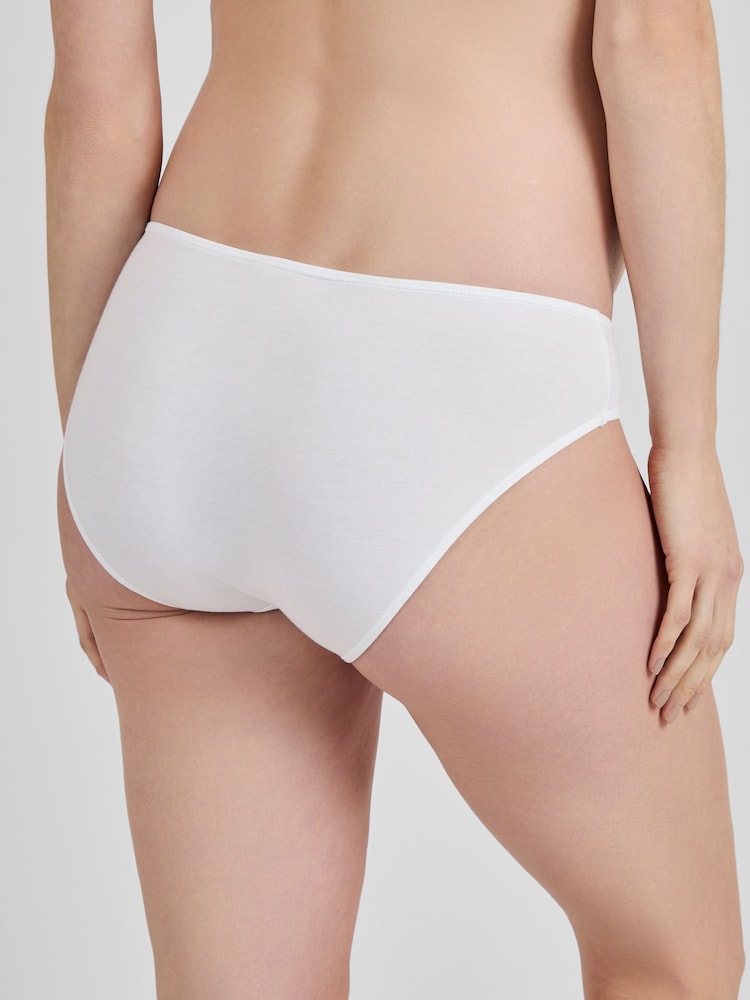JoJo Maman Bébé White 3-Pack Maternity Knickers - Image 2 of 3
