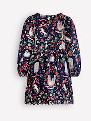 Asul - Boden Mabel Twirly Sparkle Dress - Larawan 2 ng 3