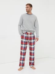 FatFace Red Matching Mens Pyjama Bottoms - Image 1 of 4
