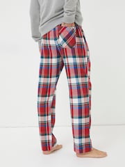 FatFace Red Matching Mens Pyjama Bottoms - Image 2 of 4