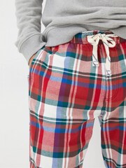 FatFace Red Matching Mens Pyjama Bottoms - Image 3 of 4