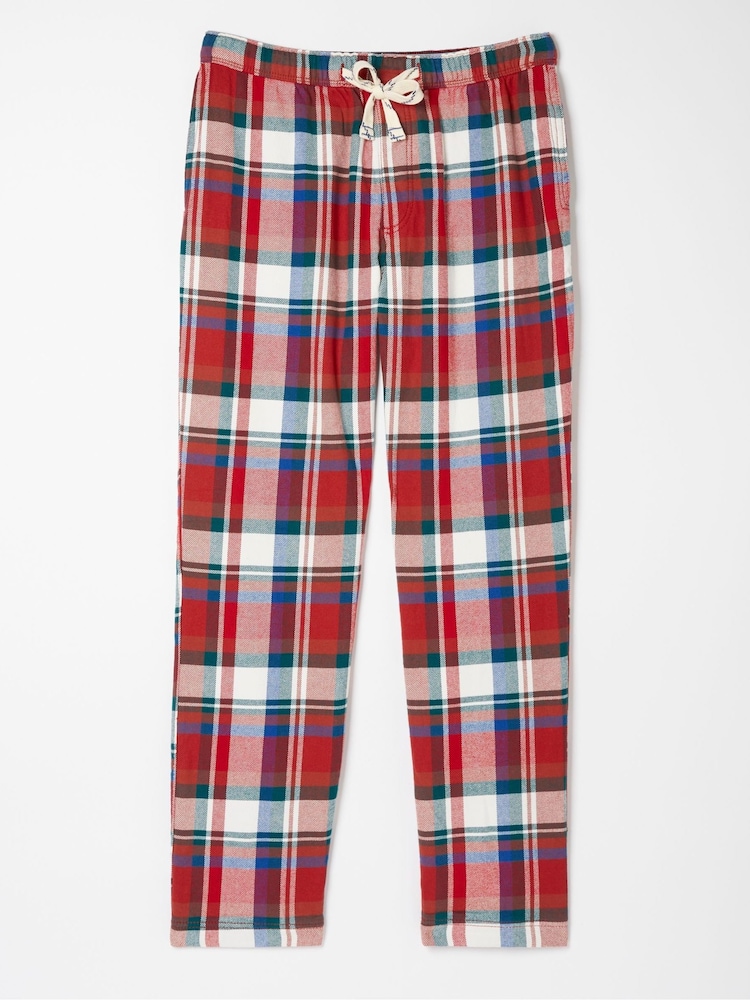 FatFace Red Matching Mens Pyjama Bottoms - Image 4 of 4