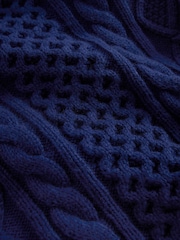 Boden Blue Heritage Cable Jumper - Image 3 of 3