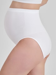 Emma Jane White 2-Pack Maternity Support Knickers - Image 6 of 6