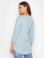Blau - Long Tall Sally Henley-Oberteil aus 100 % Baumwolle - Bild 3 von 4
