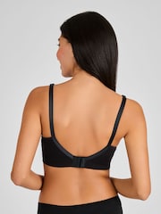 Emma Jane Black Emma-Jane Cotton Rich Lace Trim Seamless Nursing Bra - Image 2 of 5