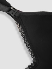 Emma Jane Black Emma-Jane Cotton Rich Lace Trim Seamless Nursing Bra - Image 5 of 5