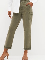 Paige Green Drew Cargo Vintage Jeans - Image 2 of 5