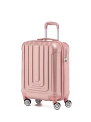 Flight Knight 55x40x20cm Ryanair Priority 8 Wheel ABS Hard Case Cabin Carry On Hand Luggage - Image 1 of 7