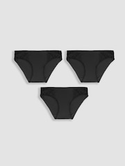 Noir - Slips de maternité JoJo Maman Bébé 3-Lot Dentelle à bordures - Image 1 de 5