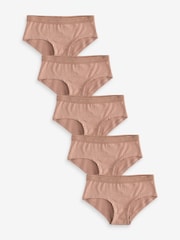 Nude 5 Pack Hipster Briefs (2-16yrs) - Image 1 of 8