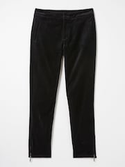 FatFace Black Isobelle Velvet Trousers - Image 5 of 5
