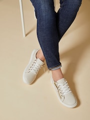 Jones Bootmaker Ladies Side Zip Casual Trainers - Image 1 of 7