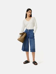 Jigsaw Pullover aus Baumwoll-Leinen-Mix mit V-Ausschnitt - Bild 3 von 5