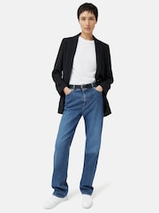 Jigsaw Blue Delmont 100% Cotton Jeans - Image 1 of 6