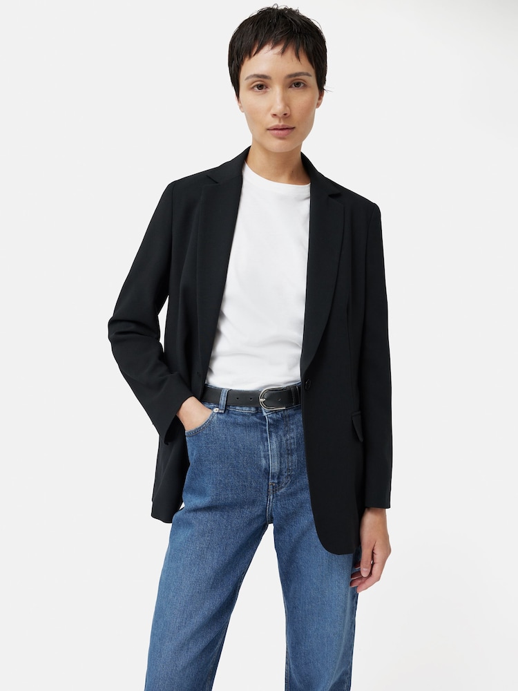 Jigsaw Blue Delmont 100% Cotton Jeans - Image 4 of 6