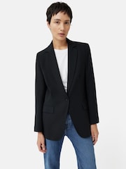 Jigsaw Black Fluid Twill Knox Jacket - Image 2 of 6