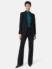 Jigsaw Black Fluid Twill Knox Jacket - Image 3 of 6