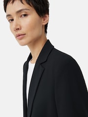 Jigsaw Black Fluid Twill Knox Jacket - Image 6 of 6