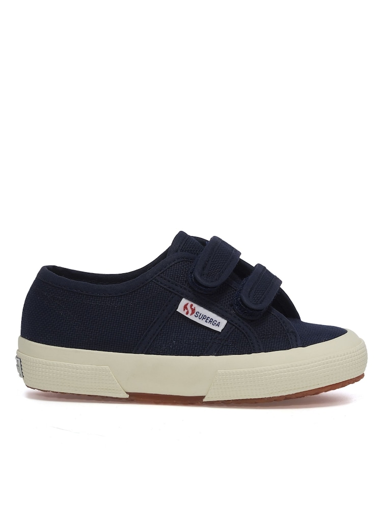 Superga Kids 2750 Strap Canvas Trainers - Image 1 of 9