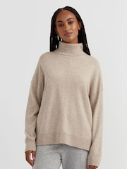 Chinti & Parker Wool/Cashmere Relaxed Roll Neck Jumper - Image 1 of 5