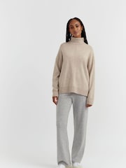 Chinti & Parker Wool/Cashmere Relaxed Roll Neck Jumper - Image 3 of 5