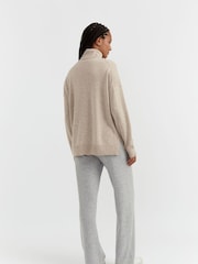 Chinti & Parker Wool/Cashmere Relaxed Roll Neck Jumper - Image 4 of 5